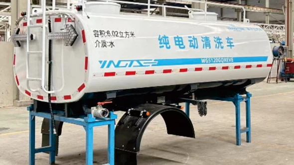 Electric Road Cleaning Truck Detail 3